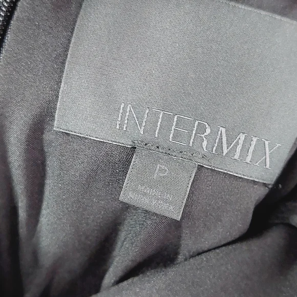 Intermix Black Cotton Blend Lace-Up Corset Skirt P5190 - Picture 6 of 10